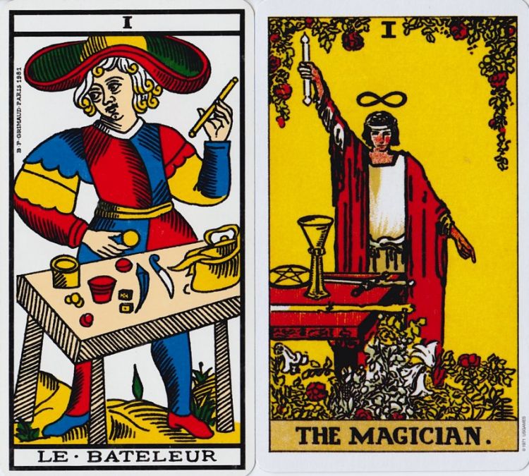 1. El Mago / Le Bateleur : Comienzo, Potencial, Juventud, Aprendizaje