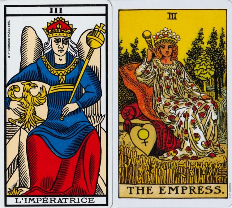 3. La Emperatriz : Creatividad, Abundancia, Maternidad