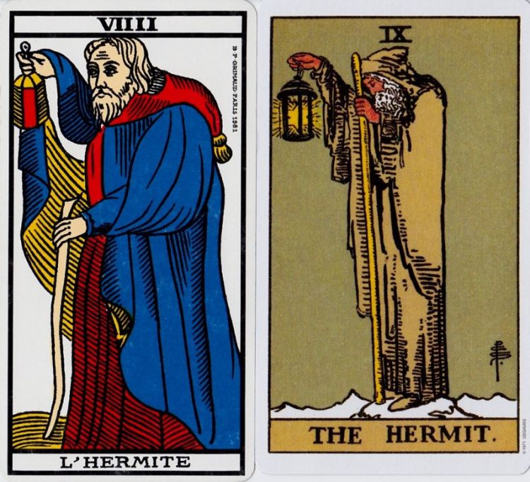 9. El Ermitaño : Introspección, Profundización, Conciencia