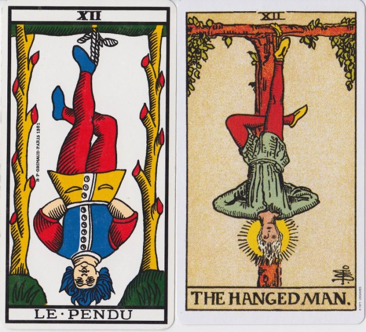 12. El Colgado : Introspección, Meditación, Soltar