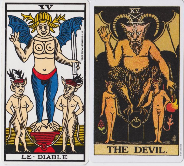 15. El Diablo : Alienación, Dependencia, Creatividad, Audacia