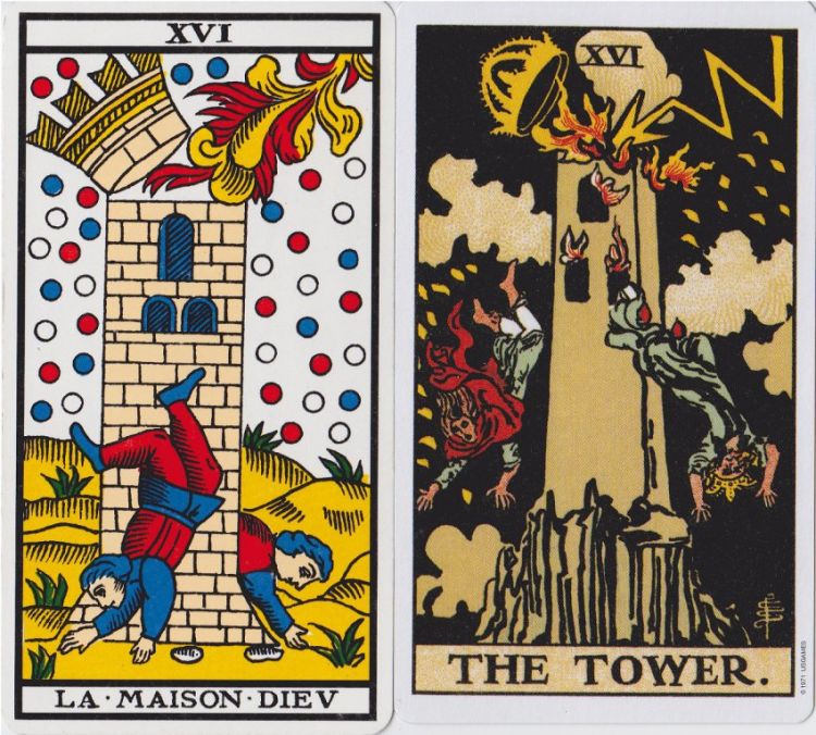 16. La Casa de Dios / La Torre : Conmoción, Toma de conciencia, Humildad