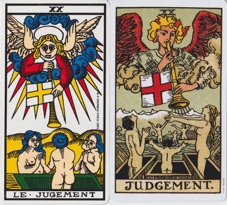 20. El Juicio : Renacimiento, Transmisión, Reunión, Perdón
