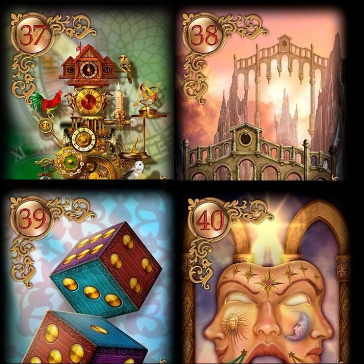 cartas bonus del Gilded Reverie Lenormand