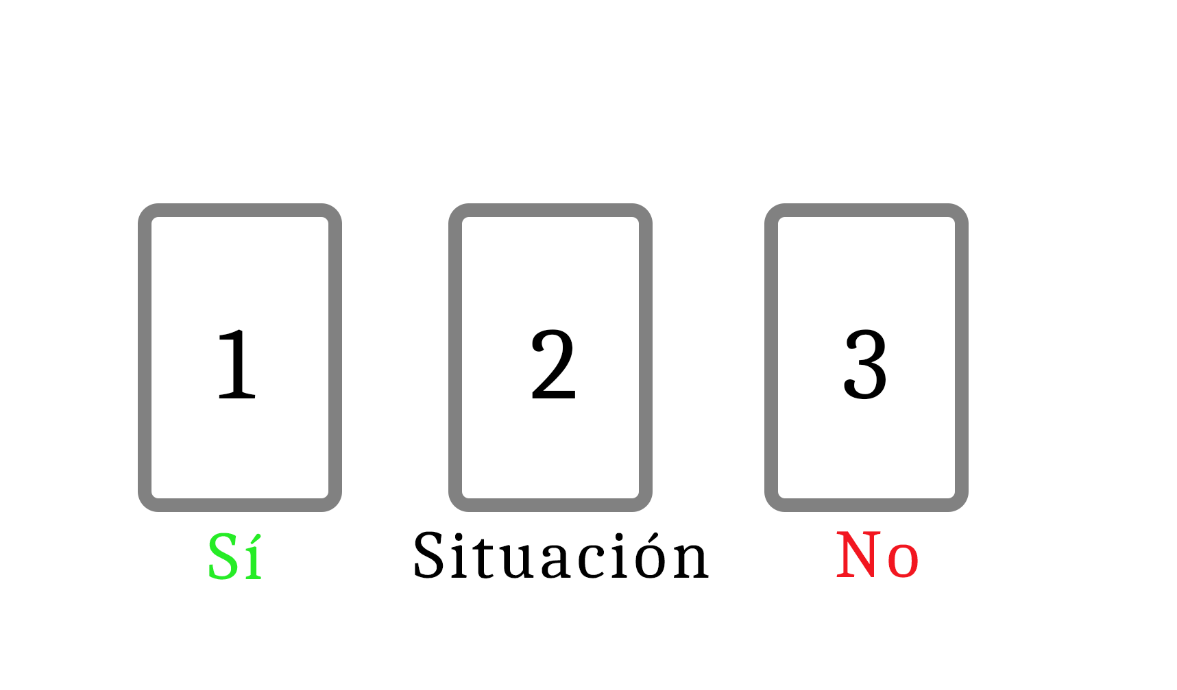 Tirada de 3 cartas