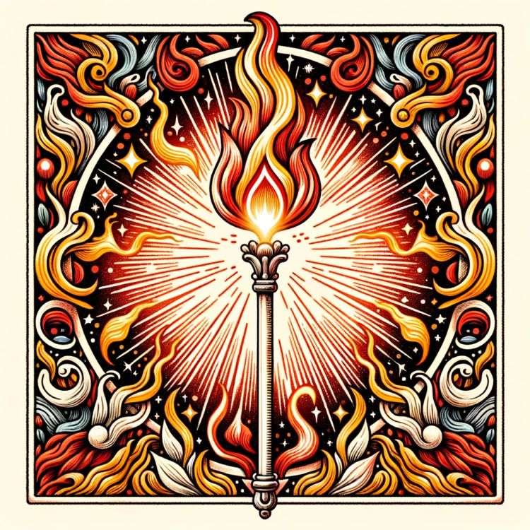 Los Bastos ( El Fuego = Deseo )